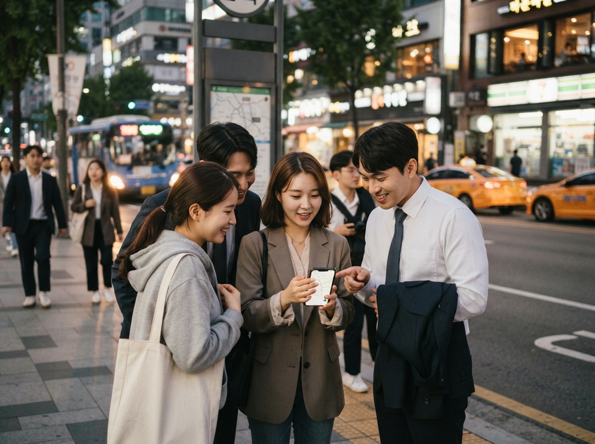 워크숍 뒤풀이 장소 선정 시 이동 동선과 단체 좌석을 확인하는 기준
