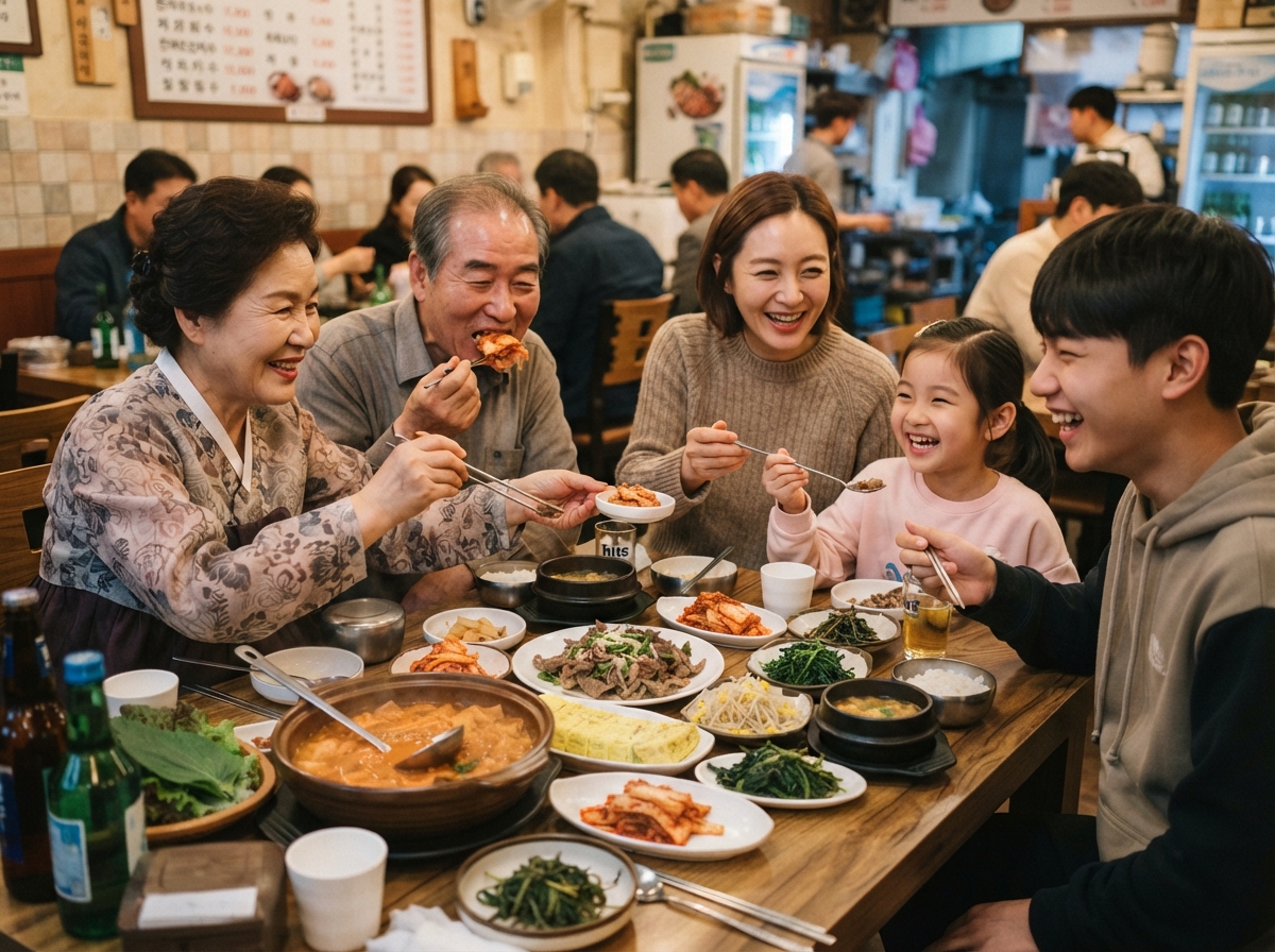 다양한 연령대의 참석자가 함께 즐길 수 있는 메뉴 구성
